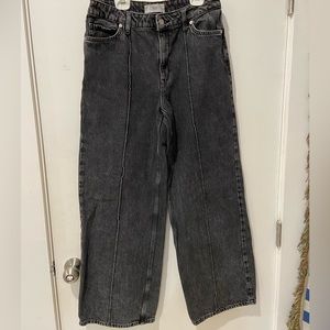 Mango black highwaisted jeans